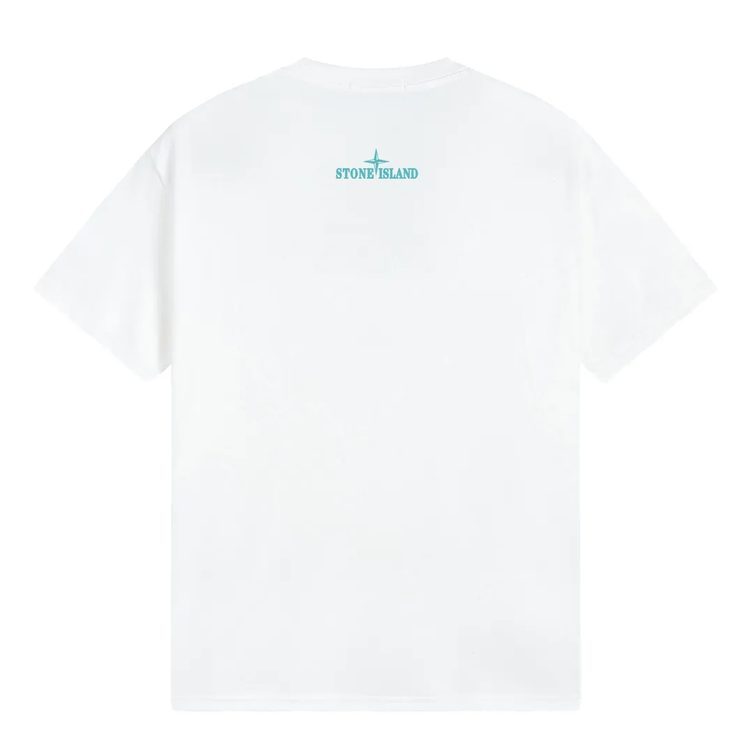 W601#P110💰 2025🆕 Stone lsland/Stone Island personalized compass printed short-sleeved T-shirt ⚠️[Original creation with high control of details] - Made of 260 grams of combed cotton double yarn, soft and comfortable to the touch, sweat-absorbent and breathable. - Simple, basic and versatile style, original single quality, the first choice for couples. - Made in a large factory, four needles and five threads on the shoulder, neat alignment, high quality workmanship. - Same style for men and women. Very versatile, one piece for everyone, details are clearly visible. Color: black and white black blue white Size: M L